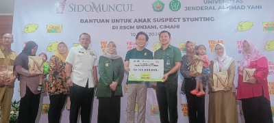 Sido Muncul Salurkan Bantuan Senilai Rp 300 Juta untuk 150 Anak Suspek Stunting di Cimahi
