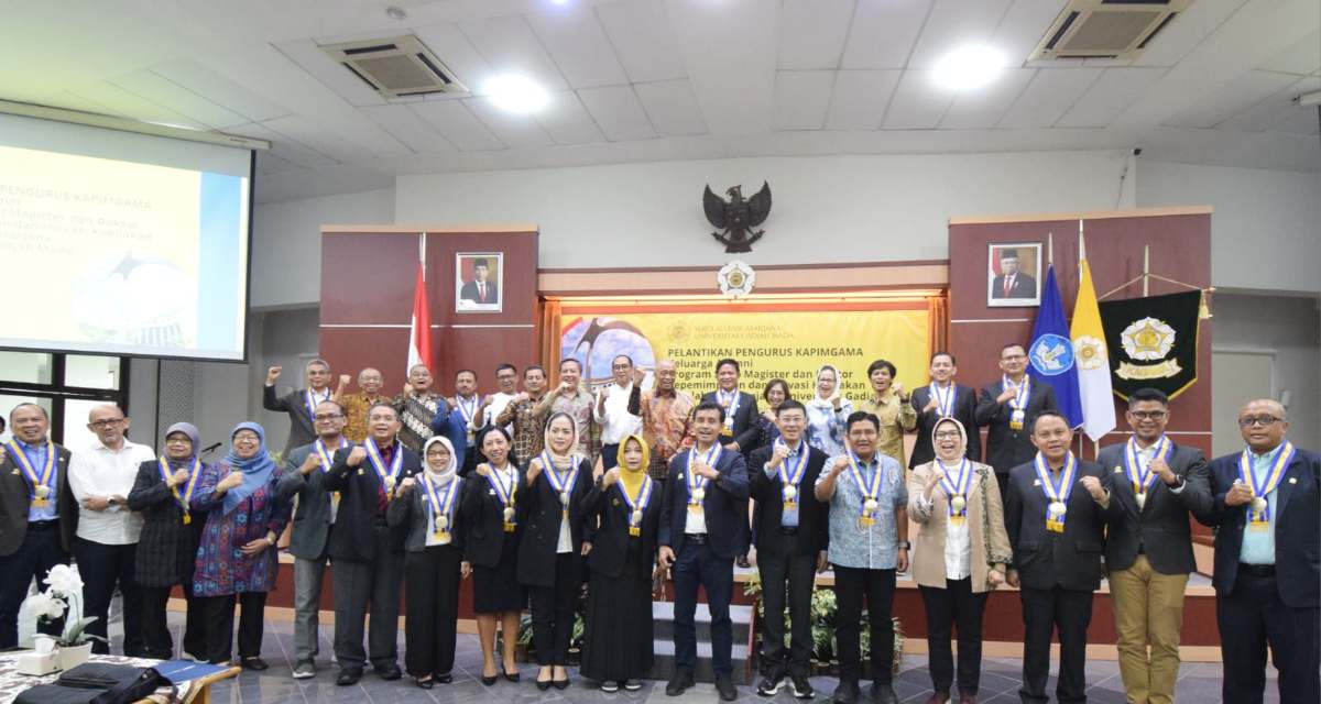 Pengurus KAPIMGAMA Periode 2024-2029 Dilantik, Alumni Diharapkan Berkontribusi dalam Membangun kebijakan inovatif untuk Mensejahterakan Rakyat