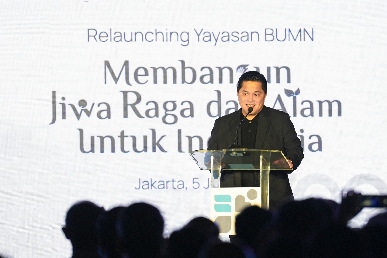 Erick Thohir: Yayasan BUMN akan Fokus pada Isu Kesehatan dan Lingkungan
