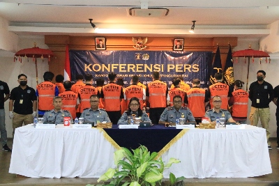 Kanwil Kemenkumham Bali Amankan 24 WNA, 7 Diantaranya Dideportasi karena Penyalahgunaan Visa dan Overstay