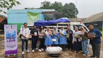 Tukarkan Sampah Plastik dengan Bahan Pangan dan Buku, Sinar Mas Land Dorong Masyarakat Kelola Sampah Melalui Program Plastic to Food dan Plastic to Book