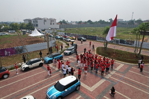 Rayakan HUT Republik Indonesia ke-79, Sinar Mas Land dan Jakarta Morris Club Gelar Merdeka Run with Parade 100 Mini di BSD City