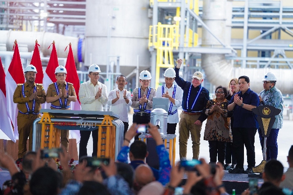 Presiden Jokowi Resmikan Smelter PT Freeport Indonesia
