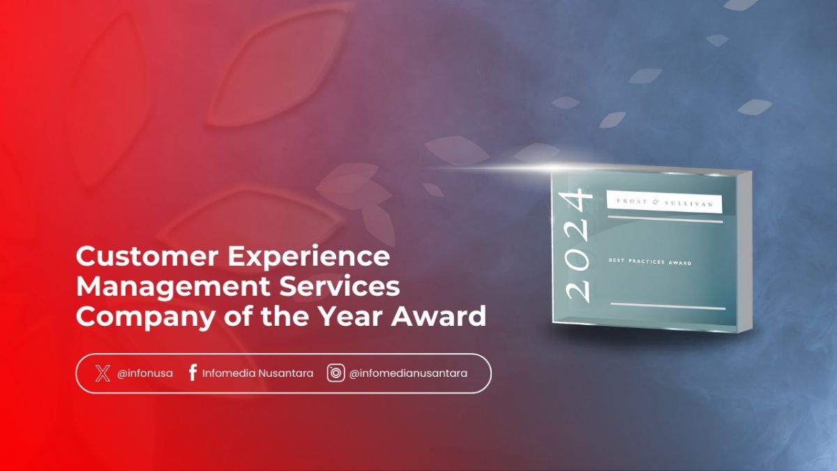 Infomedia Terima Penghargaan The 2024 Indonesian Customer Experience Management Services Company of the Year