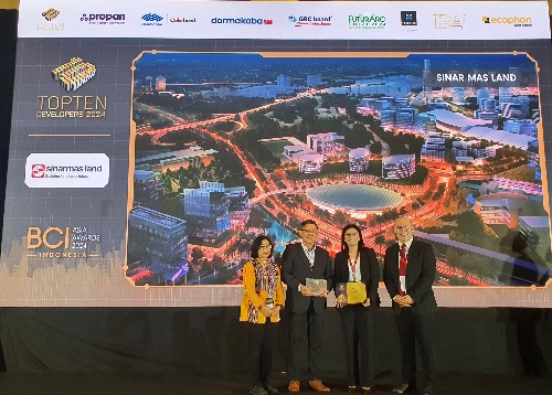Sinar Mas Land Kembali Raih Penghargaan Top 10 Developers di Ajang BCI Asia Awards 2024