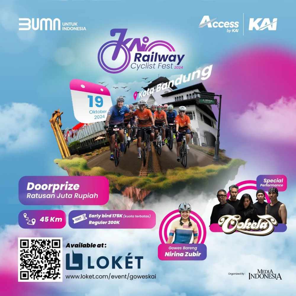 KAI Railway Cyclist Fest 2024 akan Digelar 