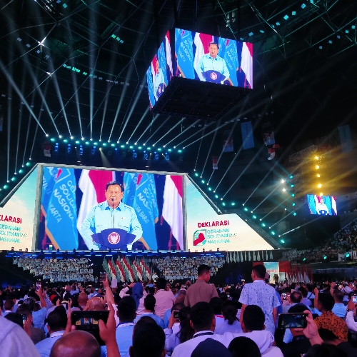 Disaksikan 20 Ribu Orang, Presiden Prabowo Subianto Resmikan Gerakan Solidaritas Nasional (GSN)