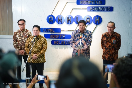 Erick-Maruarar Sepakat Optimalkan Aset BUMN untuk Menyukseskan Program Pembangunan Tiga Juta Unit Rumah