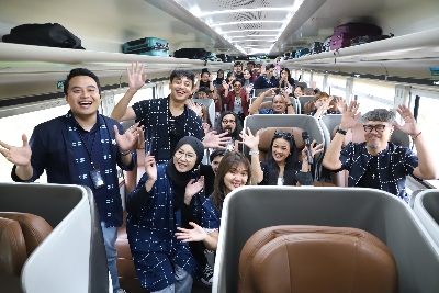 KAI Ajak Creators dan Komunitas Nikmati Pesona Surakarta melalui Perjalanan Kereta Api