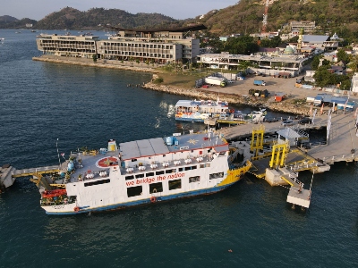 ASDP Operasikan KMP Cucut Layani Warga Terdampak Erupsi Lewotobi di Jalur Sape-Labuan Bajo