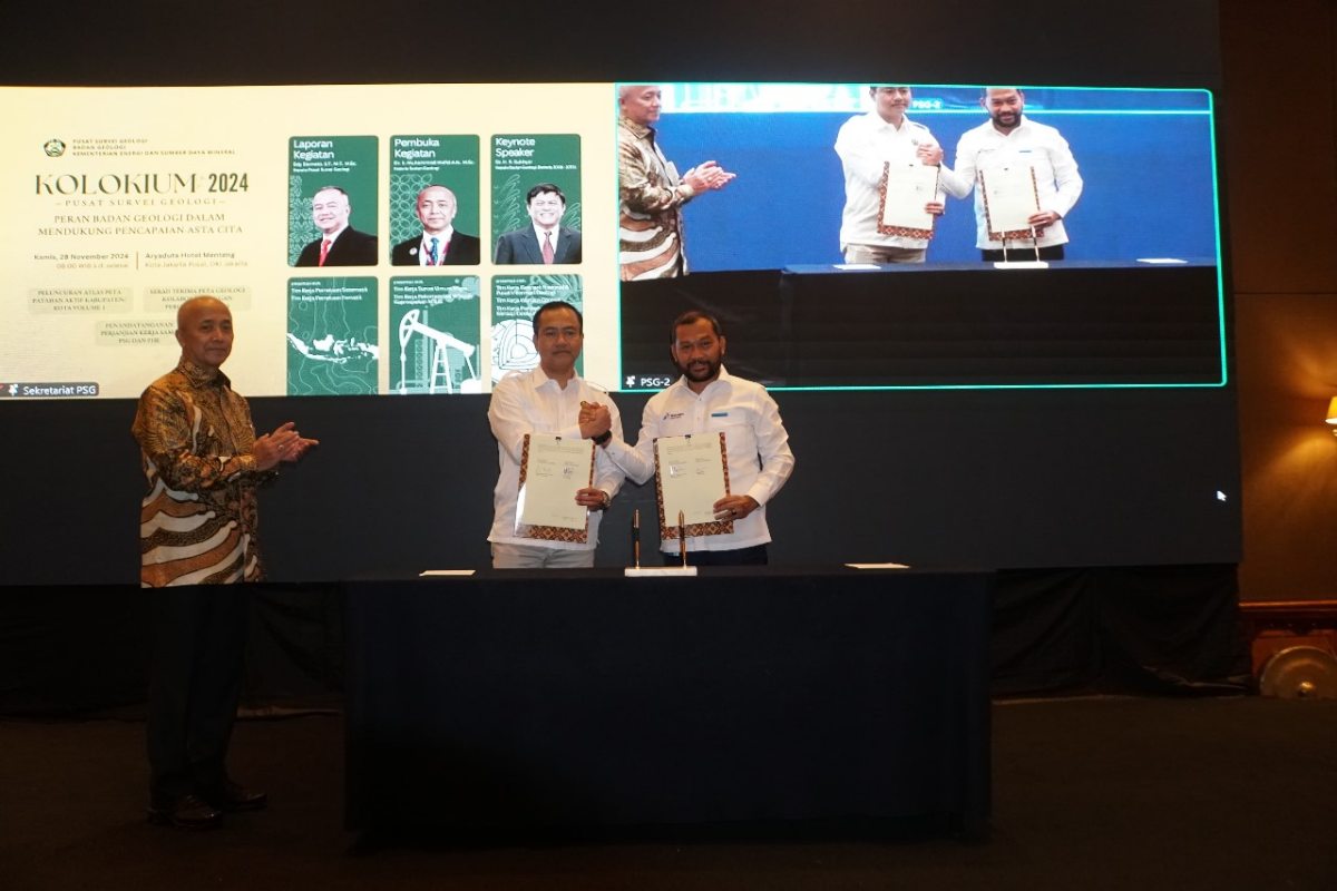 PHE Teken Kerjasama dengan Pusat Survei Geologi