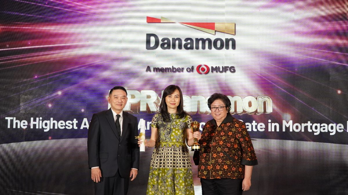 Danamon Menerima Penghargaan pada Ajang 11th Properti Indonesia Award 2024 Sebagai The Highest Average Annual Growth Rate in Mortgage Bank