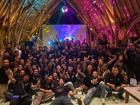 Ratusan Pengusaha Rental Mobil Rayakan HUT KE 2 Komitmen Bisnis BRN Korda Bali