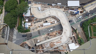 Pekerjaan Konstruksi Waskita Beton Precast pada Proyek Flyover Bridge Connecting Shangri-La Capai 90,14%