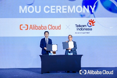 Telkom dan Alibaba Cloud Teken MoU Perkuat Ekosistem Digital