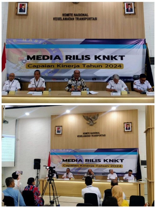 Sampaikan Capaian Kinerja 2024, Ini Hasil Investigasi dan Rekomendasi Keselamatan Transportasi dari KNKT