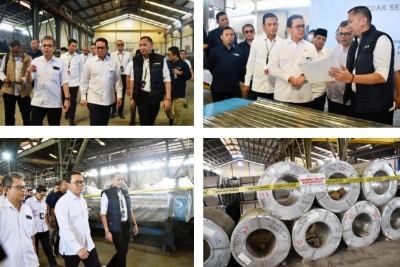 Diduga Tidak Memenuhi Ketentuan SNI, Kemendag Amankan Baja Lembaran Lapis Seng senilai Rp 23,76 Miliar