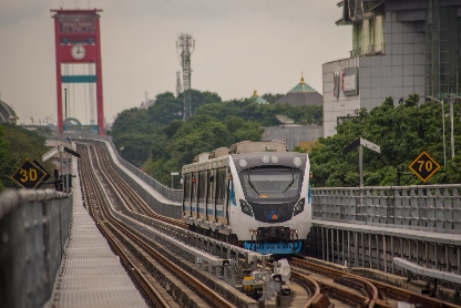 Malam Tahun Baru 2025, LRT Sumsel Tambah Perjalanan Hingga Pukul 01.51 Dini Hari