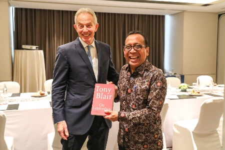 Menko PMK Pratikno Terima Audiensi Tony Blair, Bahas Pemanfaatan AI untuk Pembangunan Manusia