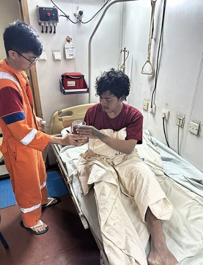 PHE OSES Selamatkan Tiga Nelayan yang Hanyut di Perairan Kepulauan Seribu