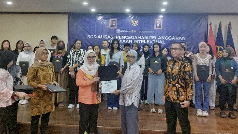 Ditjen Kekayaan Intelektual (DJKI) bersama Pemprov DKI Jakarta dan ITC Mangga Dua Gencarkan Sosialisasi Kekayaan Intelektual, Apresiasi Tenant Pendukung Produk Lokal Orisinal dengan Merek Terdaftar