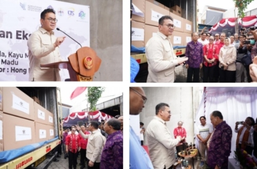 Mendag Busan Lepas Ekspor Rempah dan Madu UMKM Bali ke Hongkong