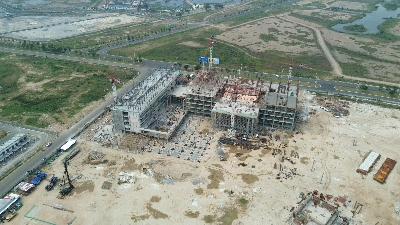 WSBP Telah Kirim 2.637 batang Spun Pile untuk proyek Tzu Chi School Extension PIK 2 di Pantai Indah Kapuk