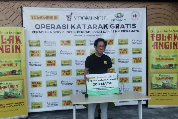 Komitmen Bantu Sesama, Sido Muncul kembali Menggelar Operasi Gratis untuk 200 Pasien penderita Katarak di Indramayu