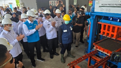 Warga Binaan Lapas Nusakambangan Mampu Mengolah FABA menjadi Produk Konstruksi bernilai Ekonomi