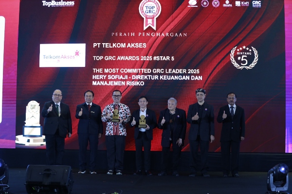 Telkom Akses Pertahankan TOP GRC Award 2025