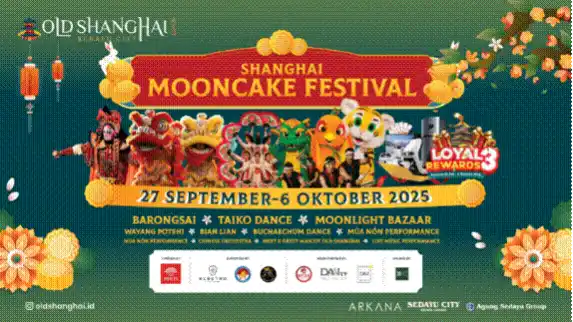 Old Shanghai, Sedayu City Kelapa Gading kembali menggelar Shanghai Mooncake Festival 2025 dengan Tema Asian Culture Celebration