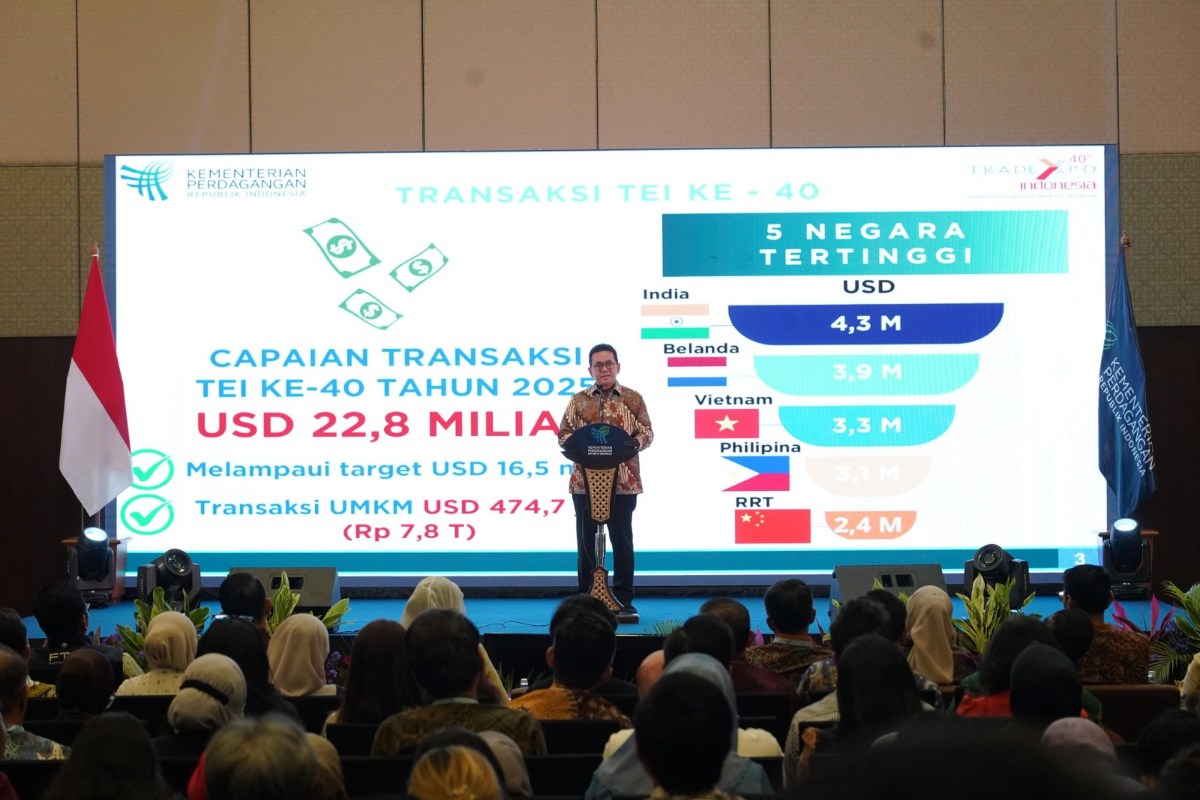 Wow Keren Transaksi TEI 2025 Lebihi Target, Capai USD 22,80 Miliar