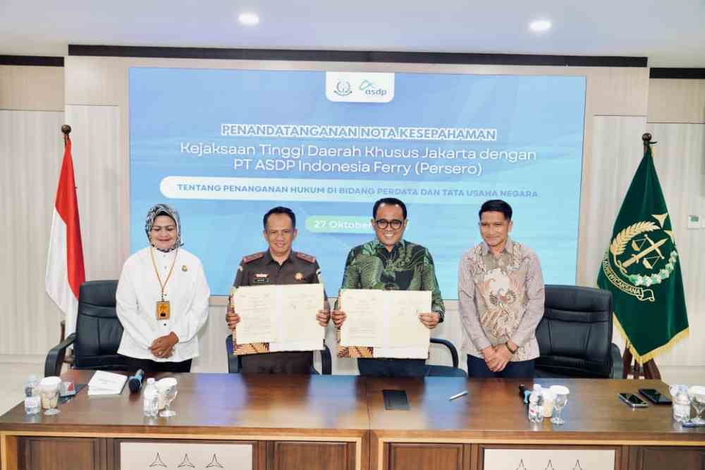 ASDP Teken MoU dengan Kejati DKI Jakarta, Ini Tujuannya