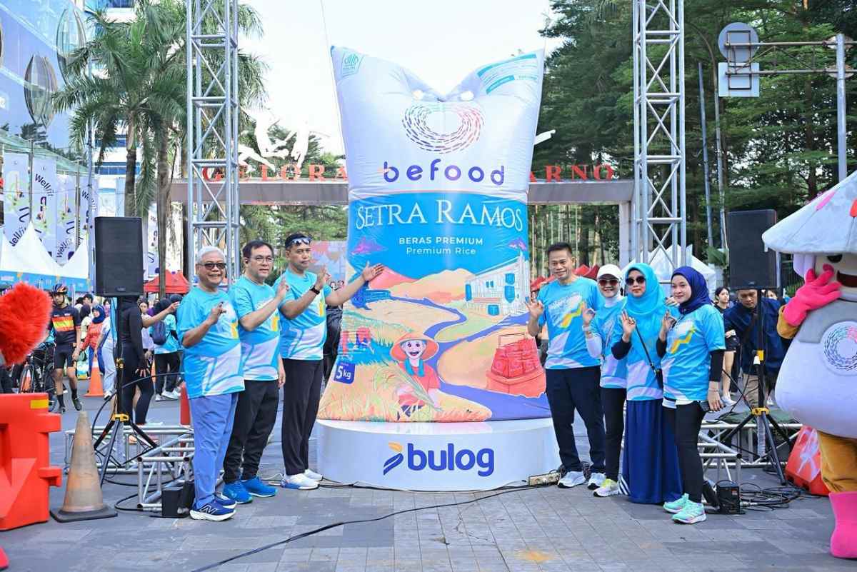 Perum BULOG Mengenalkan Kemasan Baru Produk Beras Premiumnya Befood Setra Ramos