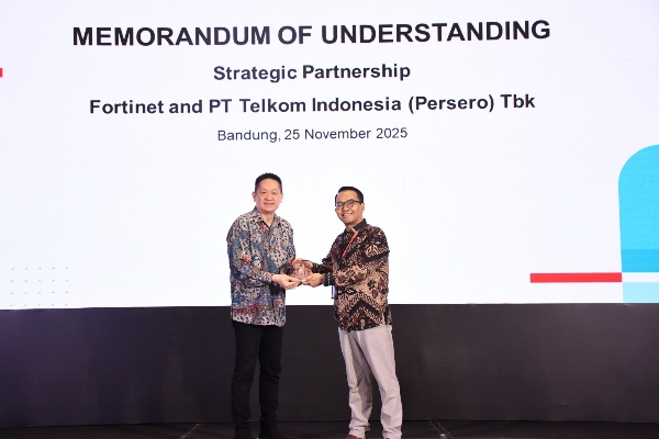 Perkuat Infrastruktur Digital dan Keamanan Siber, Telkom Teken MoU dengan Fortinet
