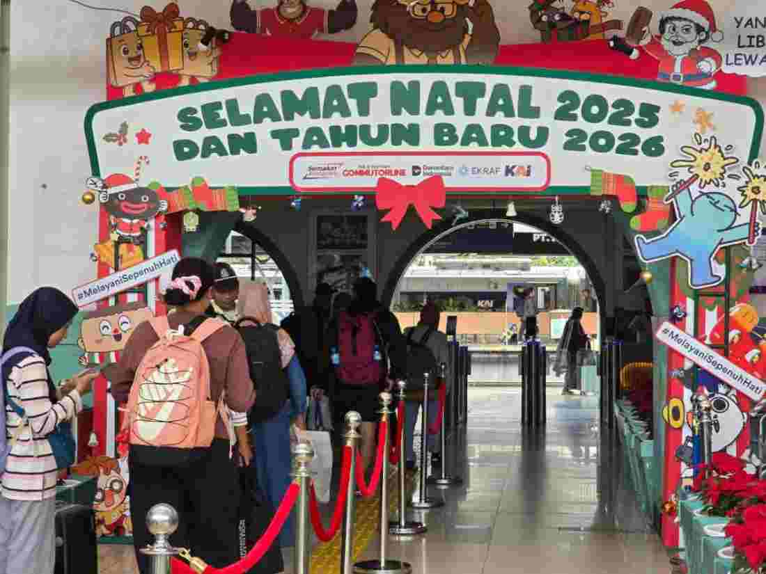Sambut Tahun Baru 2026, Hampir 3,8 Juta Tiket Kereta Api Terjual Selama Nataru