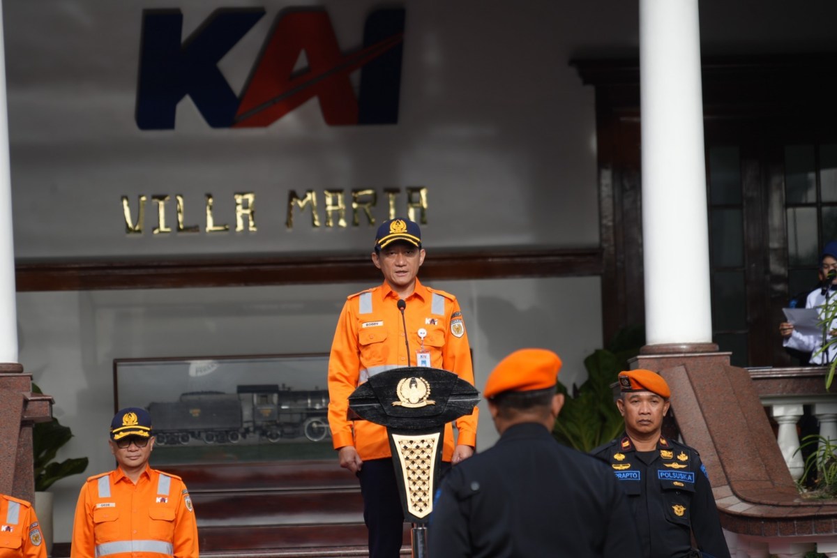 KAI Gelar Apel Bulan K3 Nasional 2026, Bobby Rasyidin Tekankan Penguatan Budaya Keselamatan Proaktif
