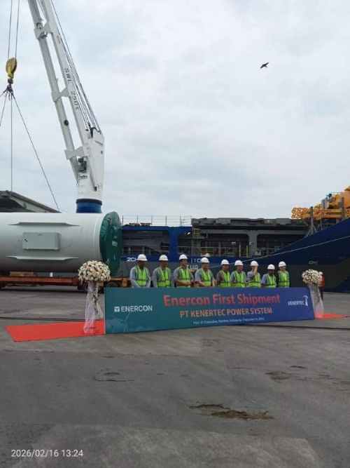 PTP Nonpetikemas Cabang Banten Tangani Ekspor Perdana Komponen Menara Turbin Angin Tujuan Kanada