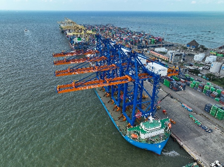 Perkuat Operasional, Pelindo Tambah Empat Quay Container Crane di TPK Semarang