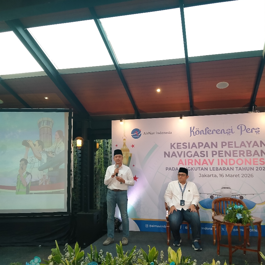 Perkuat Pengawasan Ruang Udara, AirNav Indonesia Siap Hadapi Angkutan Lebaran 2026