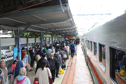 KAI Daop 1 Jakarta Layani Arus Balik Lebaran 2026