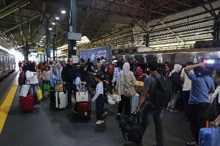 KAI Daop 1 Jakarta Layani 1,05 Juta Pelanggan selama Periode Angkutan Lebaran 2026