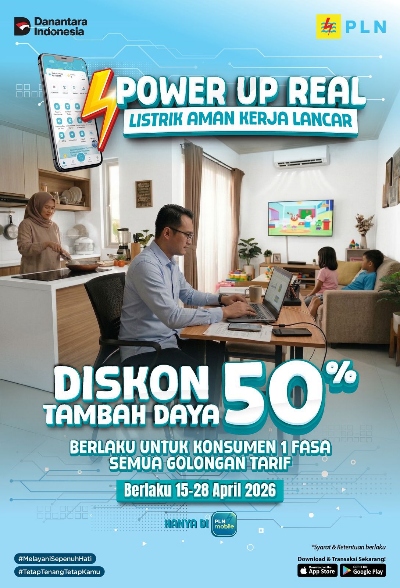 PLN Beri Diskon Tambah Daya 50% untuk Dukung Kebijakan WFH