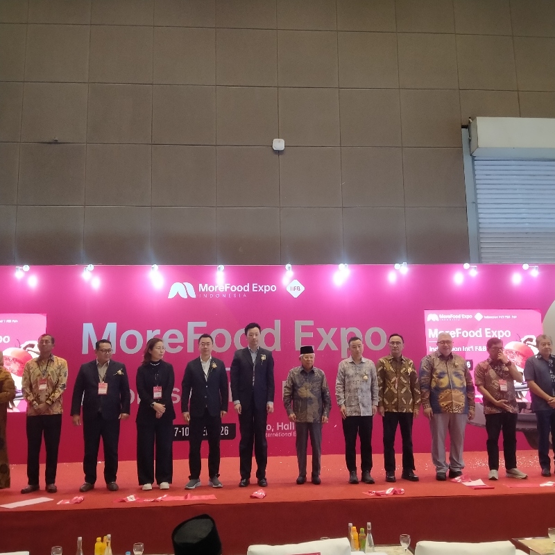 MoreFood Expo Indonesia 2026 Resmi Dibuka, Dorong Bisnis F&B Lokal ke Pasar Internasional