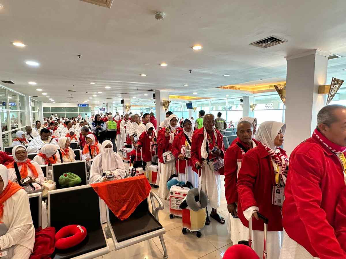 Penerbangan Haji dari Bandara Adi Soemarmo Berjalan Lancar