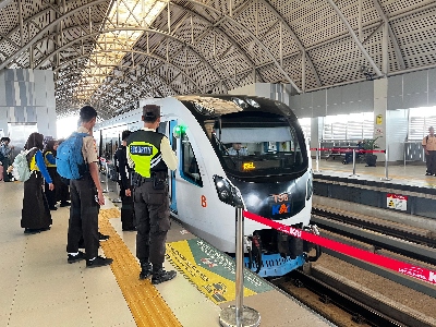 Sebanyak 66.764 Penumpang Gunakan LRT Sumsel selama Libur Kenaikan Yesus Kristus