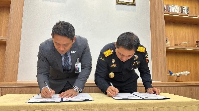 Bandara Internasional Soekarno-Hatta dan Bea Cukai Teken Kerja Sama untuk Perkuat Sinergi Pengawasan