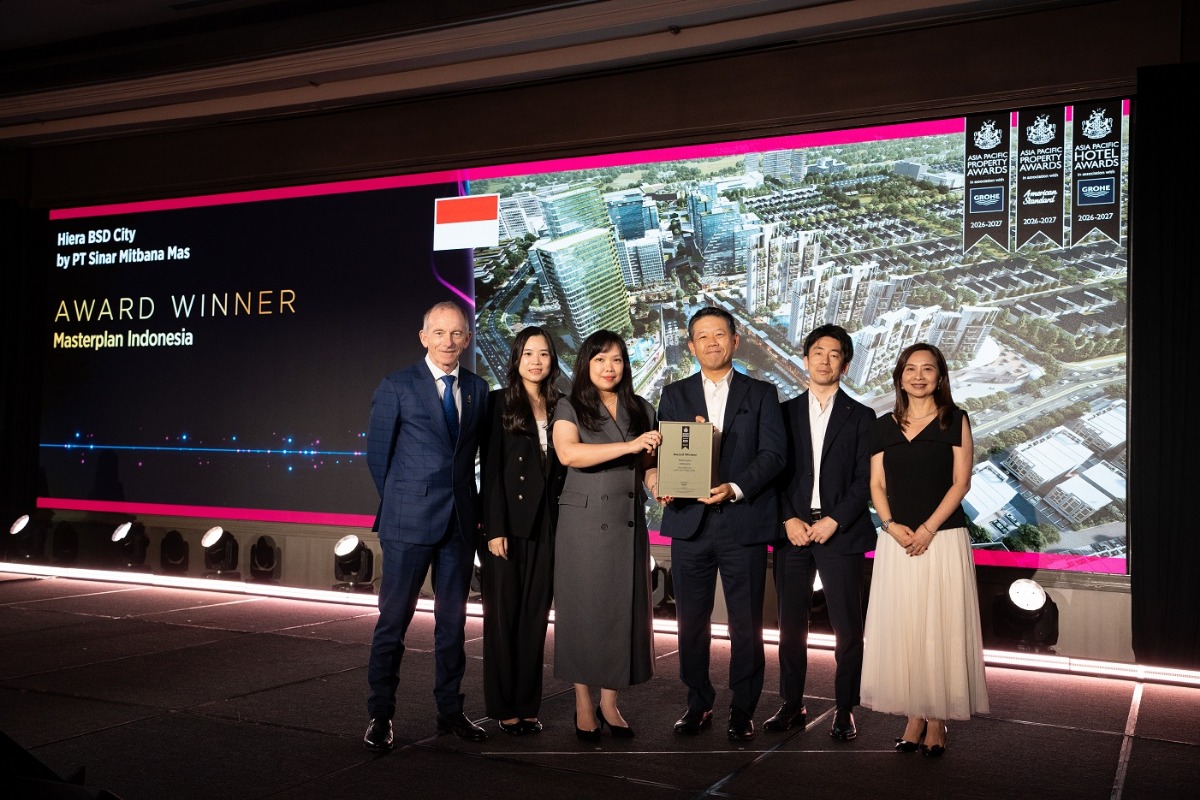 Hadirkan Model Perencanaan Kawasan Masa Depan, Sinar Mas Land Melalui Hiera Raih Penghargaan Bergengsi di Asia Pacific Property Awards 2026–2027