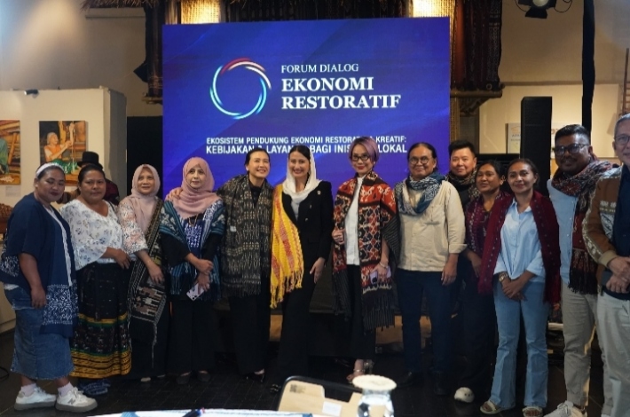 Hadiri Forum Diskusi Ekonomi Restoratif, ’Wamendag Roro Dorong Produk Lokal Karya Perempuan Tembus Pasar Global