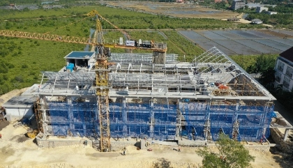 Pembangunan Gedung Baru Politeknik Negeri Madura Terus Dilakukan